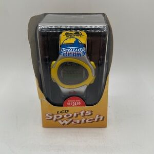 Innovage Gear LCD Sports Watch Silver And  yellow 
- New .2007